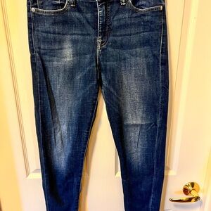 Lucky Brand Women's Dark Blue Skinny Jeans